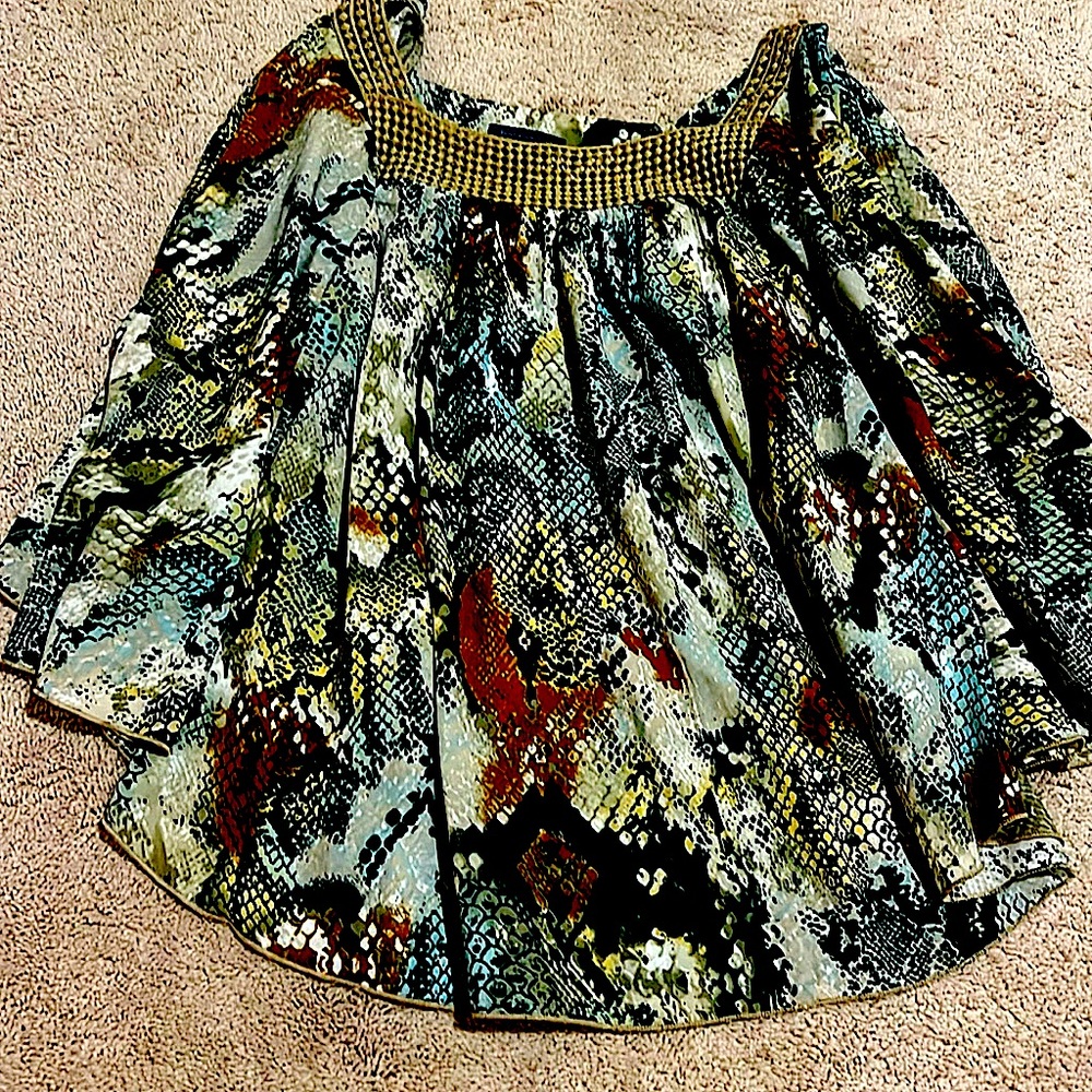 🦋🦋BOHOBandolino butterfly sleevesOpensUpwithArms MovementBeautifulColorsEUC.M